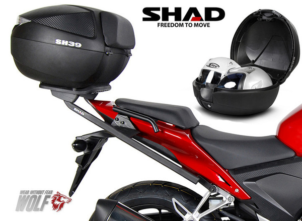 SHAD Kufer Centralny SH39 Carbon 39L z Płytą