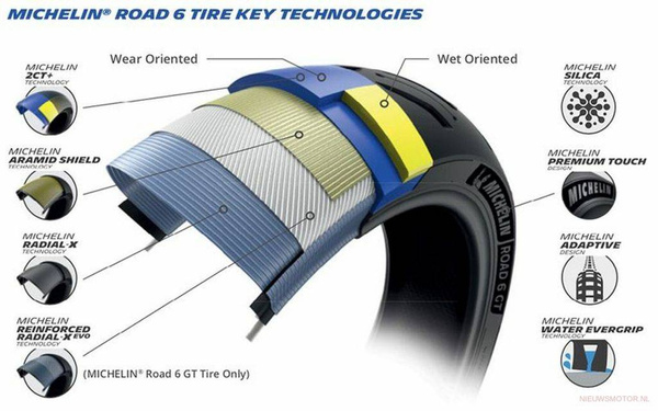 Michelin Pilot Road 6 GT 190/55ZR17 75W TL DOT1025