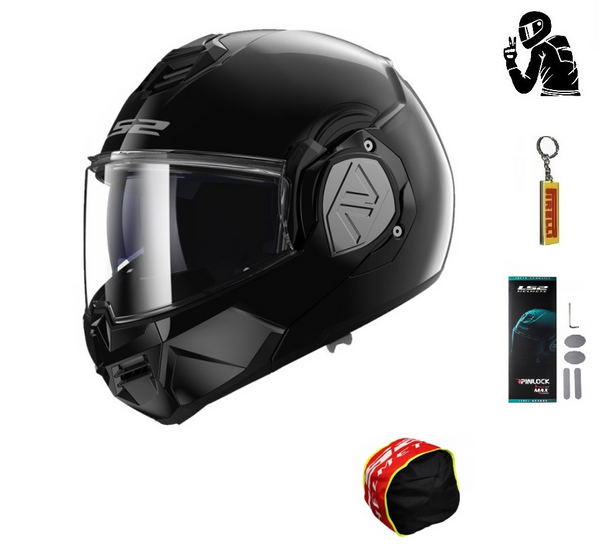 Kask Szczękowy LS2 FF906 ADVANT Black Połysk Gloss