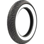 Dunlop D404 130/90-16 67H TT Przód  WW Biały Bok DOT1023