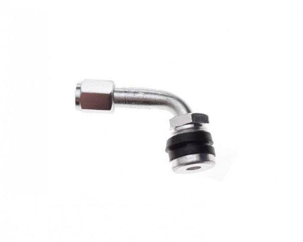 Zawór Wentyl Kątowy Skręcany Srebrny Aluminiowy 11,3mm Leoshi
