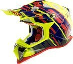 Kask Cross Enduro LS2 MX470 SUBVERTER BOMBER H-V YELLOW 