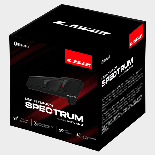 LS2 Interkom Motocyklowy SPECTRUM MIDLAND (1 zestaw)