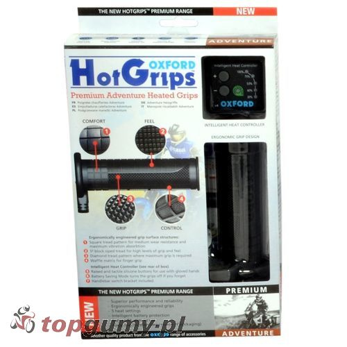 Oxford HotGrips Adventure Podgrzewane Manetki do turystycznych enduro