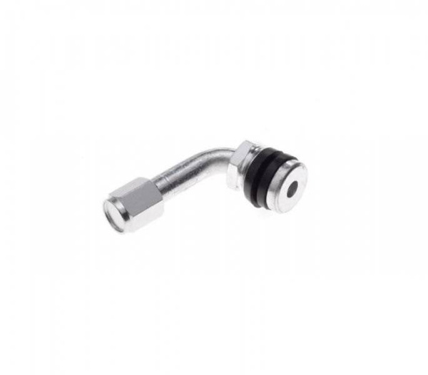 Zawór Wentyl Kątowy Skręcany Srebrny Aluminiowy 11,3mm Leoshi