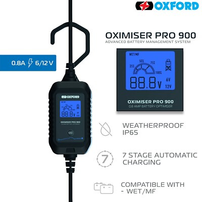 Oxford OXIMISER PRO 900 Ładowarka akumulatorowa UK