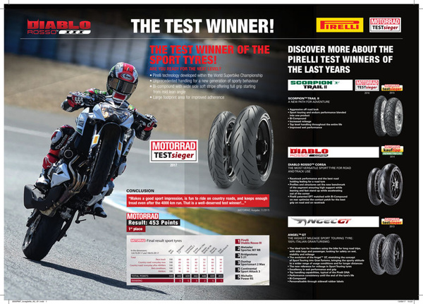 Pirelli Diablo Rosso 3 III 190/50ZR17 73W TL DOT2022