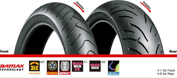 Bridgestone Battlax BT-023 GT 120/70ZR18 59W TL DOT4022