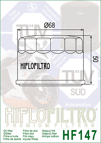 Filtr Oleju Hiflo Filtro HF147
