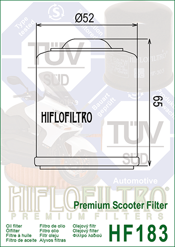 Filtr Oleju Hiflo Filtro HF183