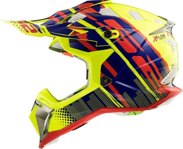 Kask Cross Enduro LS2 MX470 SUBVERTER BOMBER H-V YELLOW 