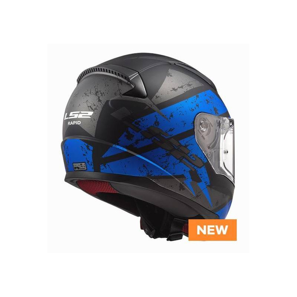Kask LS2 FF353 RAPID DEADBOLT Black Blue