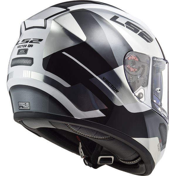 Kask LS2 FF397 VECTOR FT2 AUTOMAT WHITE TITANIUM
