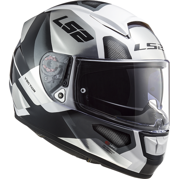 Kask LS2 FF397 VECTOR FT2 AUTOMAT WHITE TITANIUM
