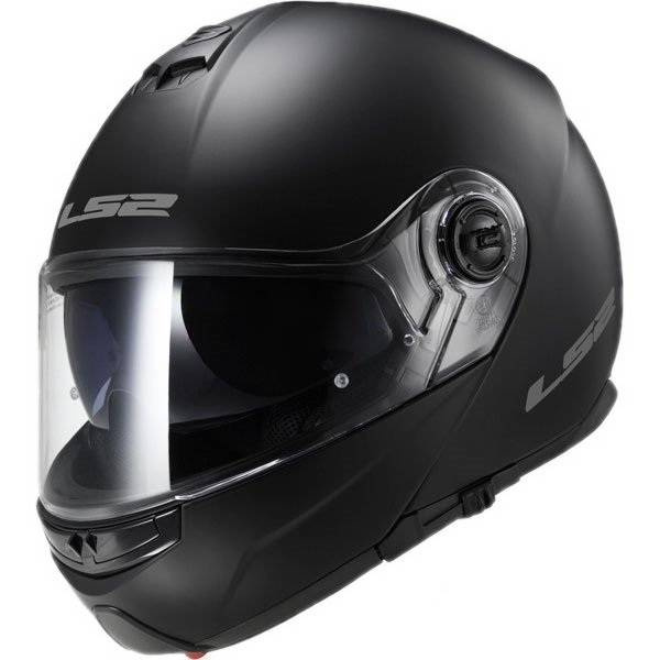 Kask LS2 szczękowy FF325 Strobe Solid Matt Black Czarny