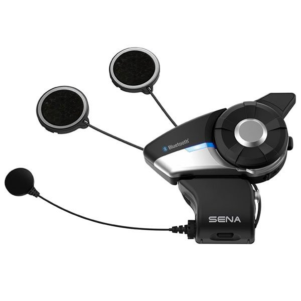 Sena Interkom Motocyklowy 20S EVO Dual Bluetooth 4.1 (bez Radia) z zestawem mikrofonów do 2km (2 zestawy) 