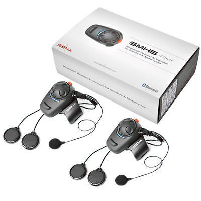 Sena Interkom Motocyklowy SMH5 Bluetooth 3.0 z zestawem mikrofonów 400m (1 zestaw)